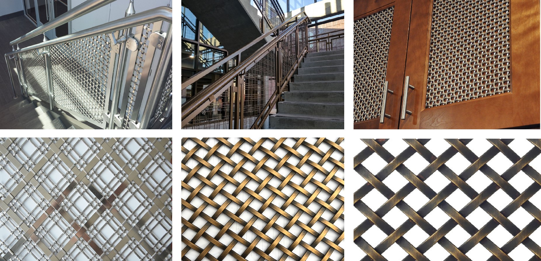 China Flat Wire Mesh Woven Metal Decorative Lock Crimped Wire Mesh factory  and suppliers