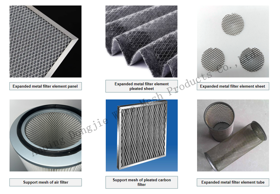 China Small hole diamond air filter support mesh metal filter screen  factory and suppliers