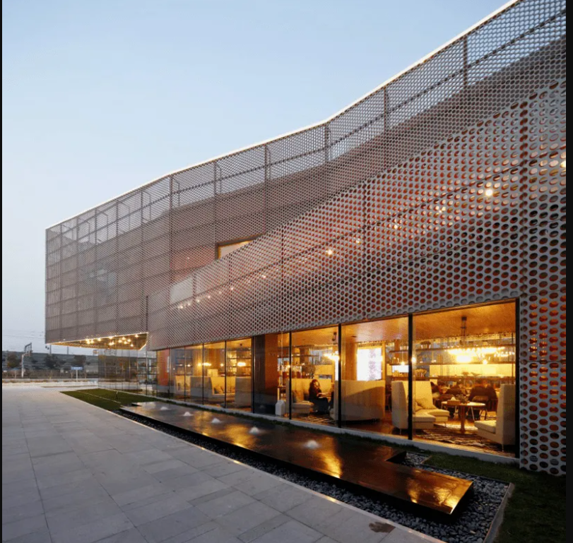 perforated aluminum exterior wall,cladding panels metal,perforated sheet metal